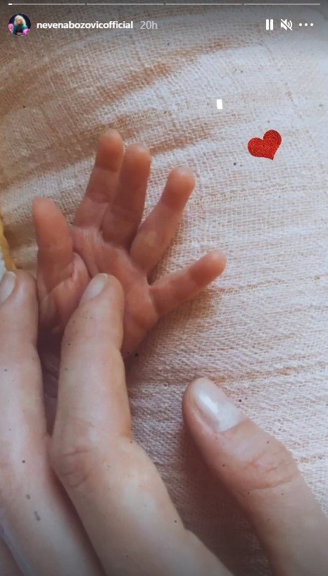 nevena bozovic prva slika bebe