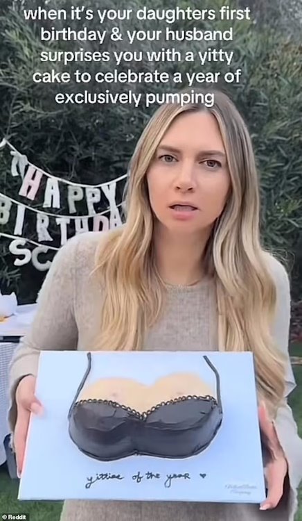 Mama sa tortom u obliku grudi