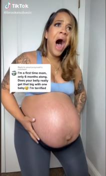 Bruk Basik, trudnički stomak