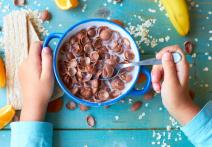 Pahuljice, doručak, deca, dete