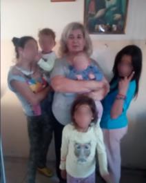 Mira Arambašić sa porodicom