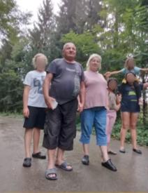 Mira Arambašić sa porodicom