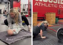 Mama odvela bebu u teretanu.jpg