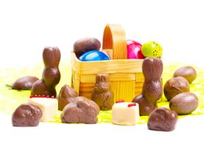Praline, čokoladni zečevi, Uskrs