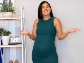 Haljina, trudnica, odeća, garderoba