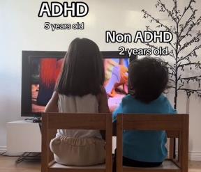 Razlika između deteta koje ima i nema ADHD simptomi.