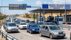 Kolona vozila na graničnom prelazu sa Grčkom