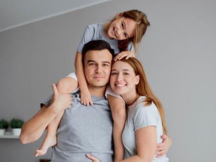 Mama, tata, ćerka, devojčica, porodica