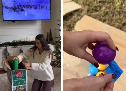 Mama ofarbala ćerkinu jelku.