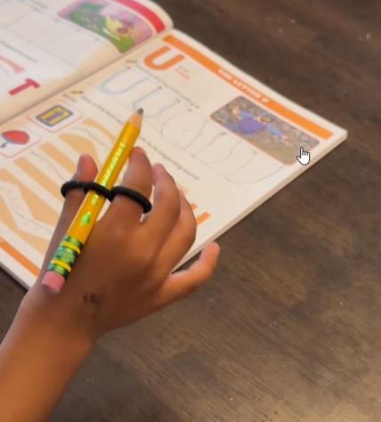 trik za pravilno držanje olovke