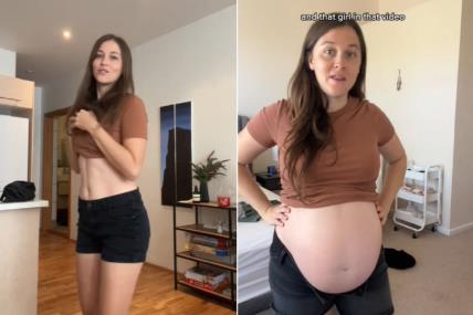 žena pokazala koliko se menja telo u trudnoći.jpg
