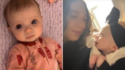 Beba Vajolet sa mamom