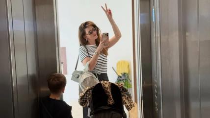 Tamara Dragičević sa decom u liftu