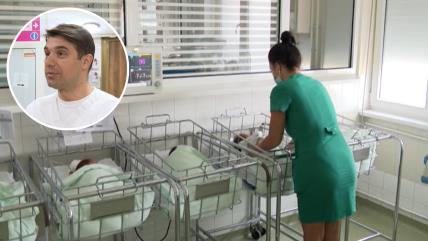 Bebe u porodilištu, dr Marko Stanković