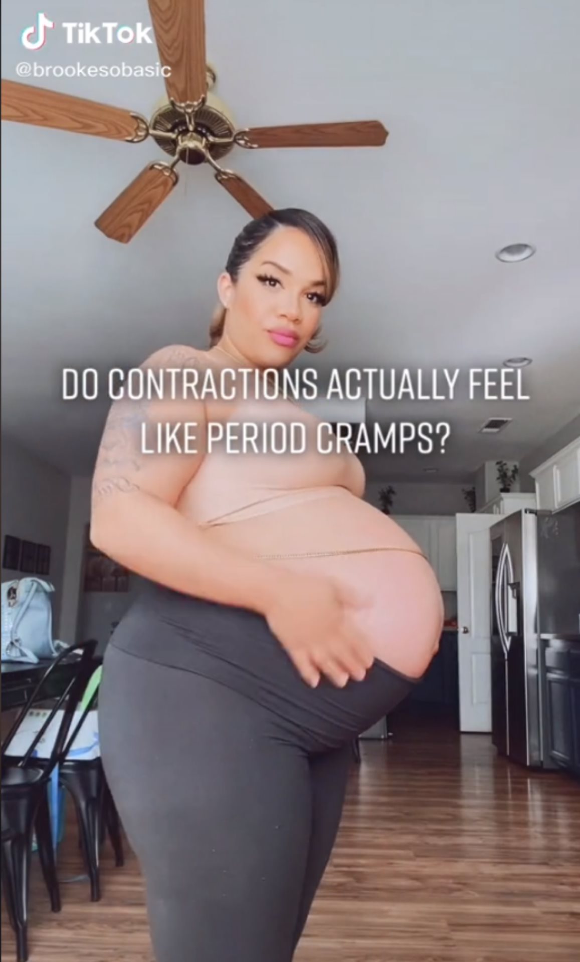 Bruk Basik, trudnički stomak