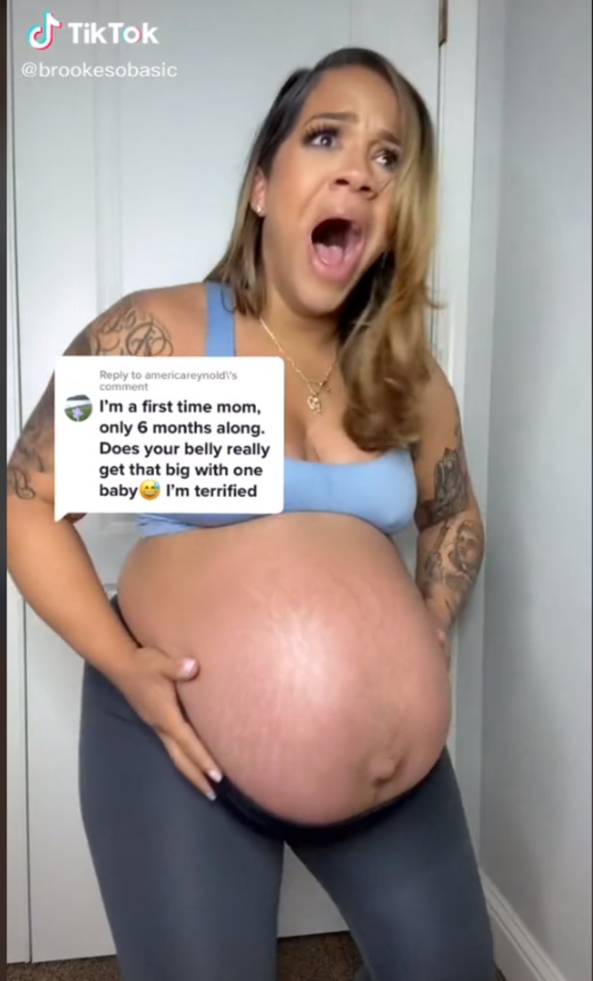 Bruk Basik, trudnički stomak