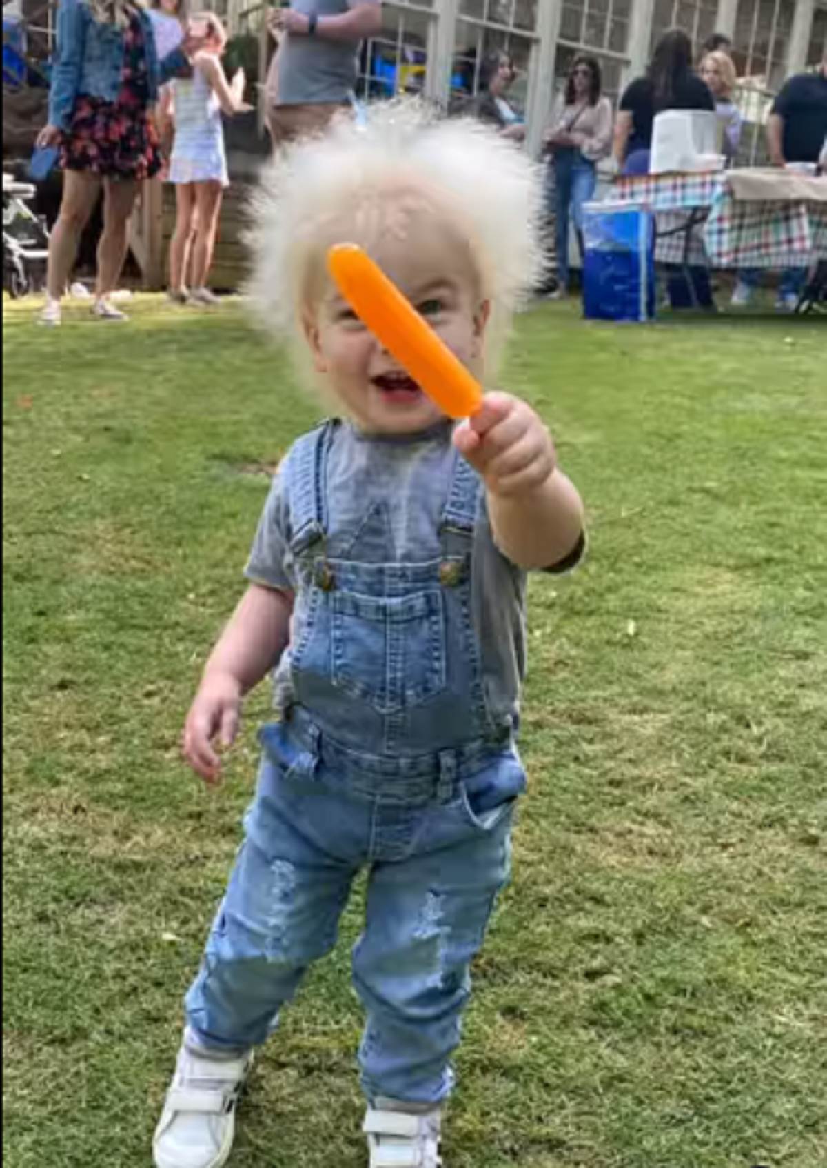 Dečak sa čudnom kosom