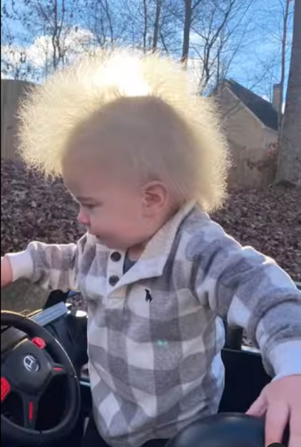 Dečak sa čudnom kosom