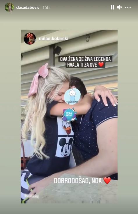 dragana dabovic sasa se porodila