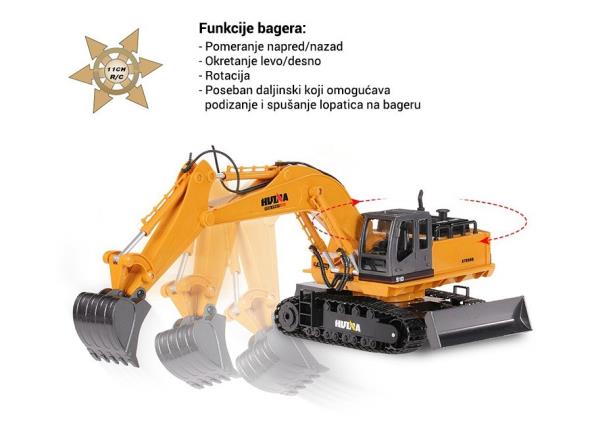 Igračke za napolje - buldožer i bager