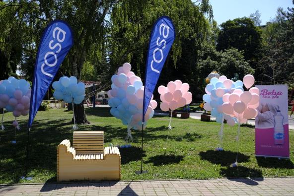 Rosa klupa za mame i bebe - 2021. godina - Čačak