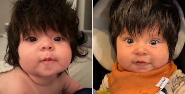 Beba postala hit na mrežama zbog kose