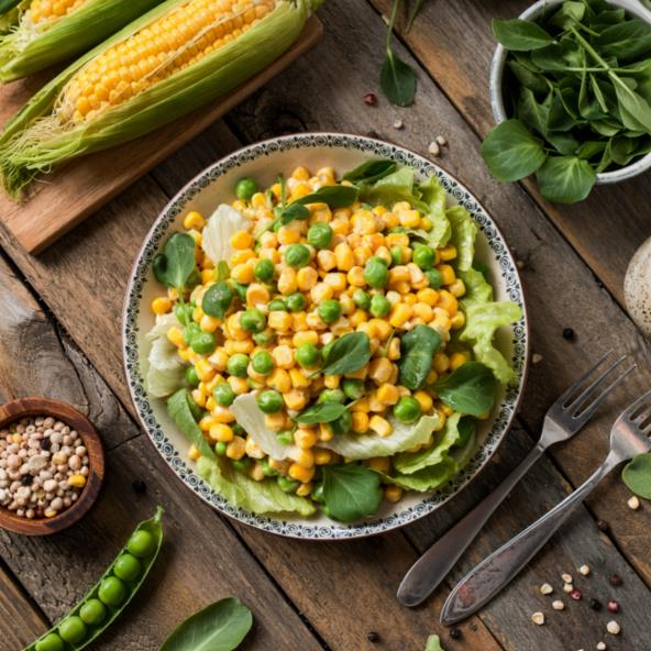 Salata sa graškom i kukuruzom