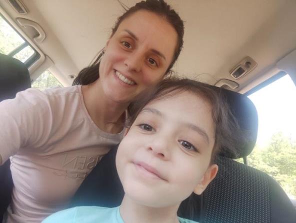 Tamara sa ćerkom Jovanom