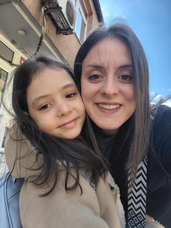 Tamara sa ćerkom Jovanom