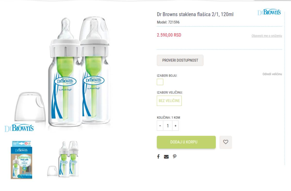 Flašice koje pomažu kod grčića