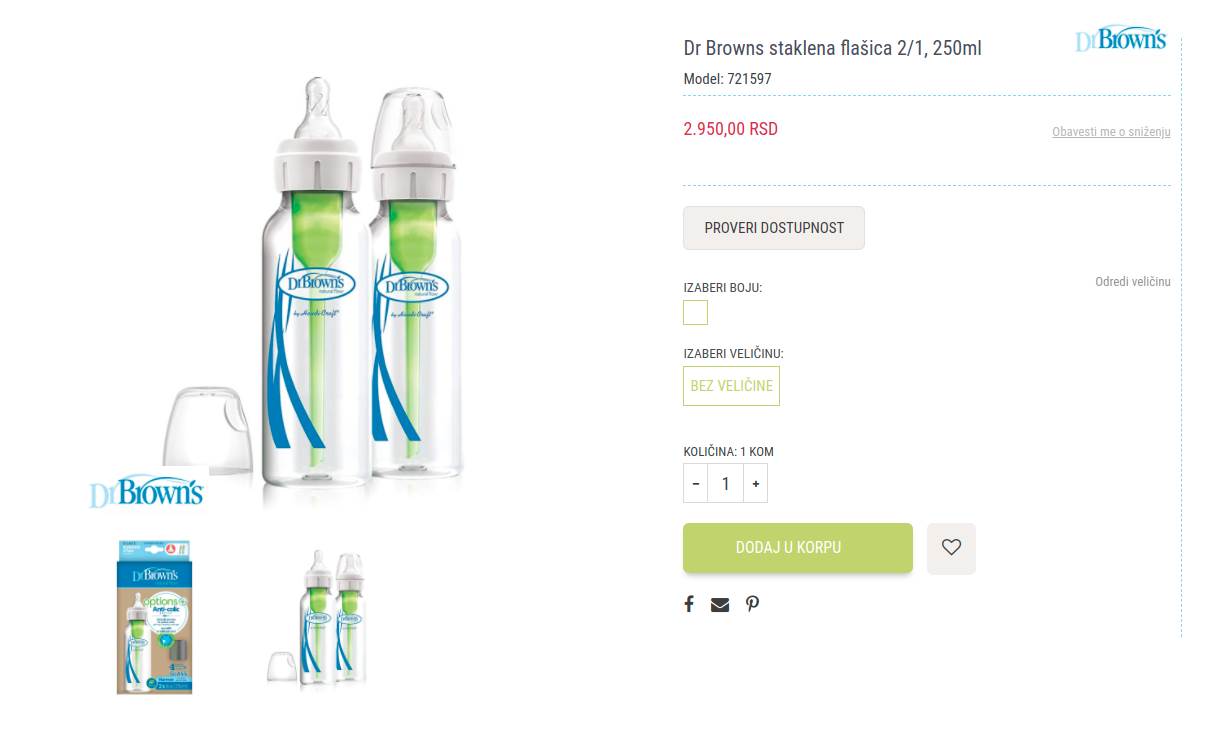 Flašice koje pomažu kod grčića