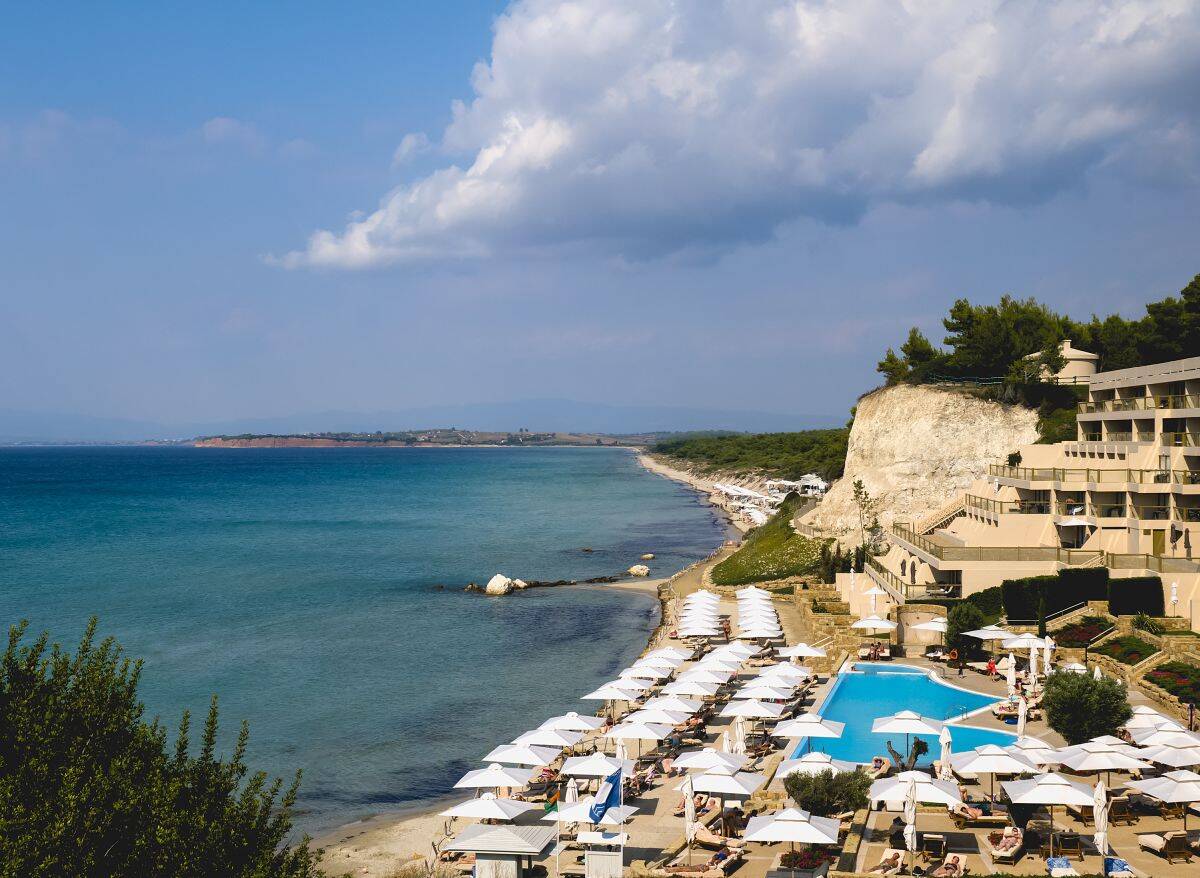 Sani Beach plaža