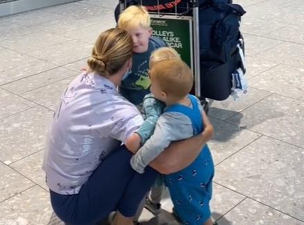 docek mame olimpijke na aerodromu